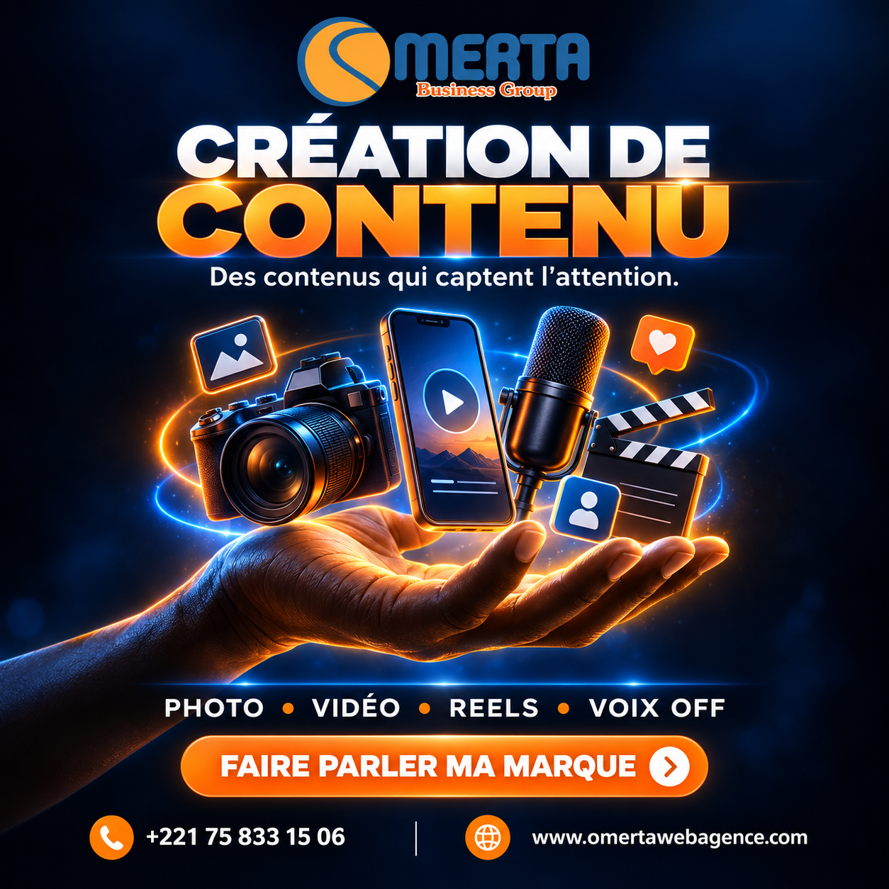 Création de contenu